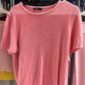 Carolyn Taylor Pink Short Sleeve Tee